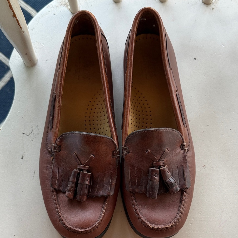 G.H. Bass & Co. Brown Tassel Loafers